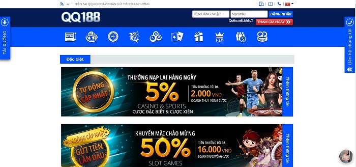 Cách đăng ký/đăng nhập nhà cái QQ188