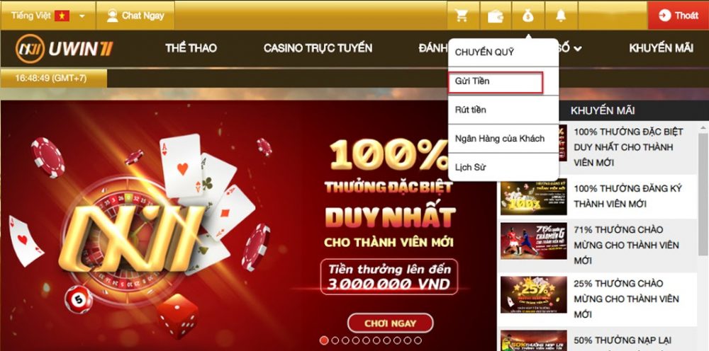 Cách đăng ký/đăng nhập nhà cái UWin71